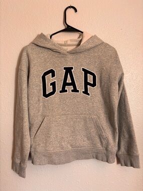 GAP Kids Light Gray Pullover Hoodie